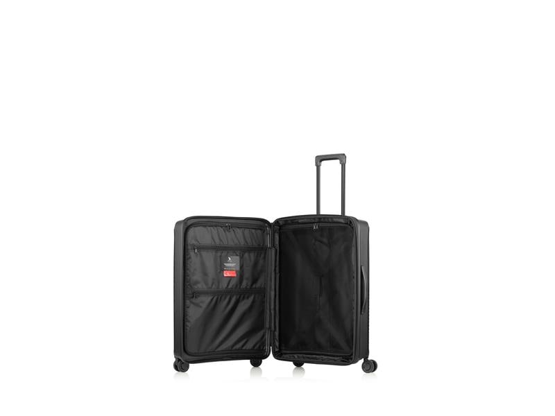 PACK EASY Reisekoffer Jet Cabin M, Schwarz Trolley