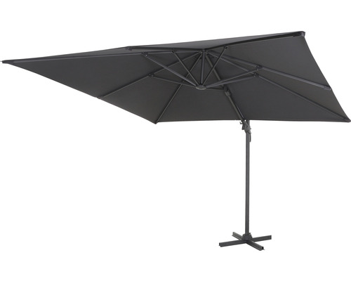 Siena Garden Califorina zweefparasol, 300 x 300 cm, antraciet
