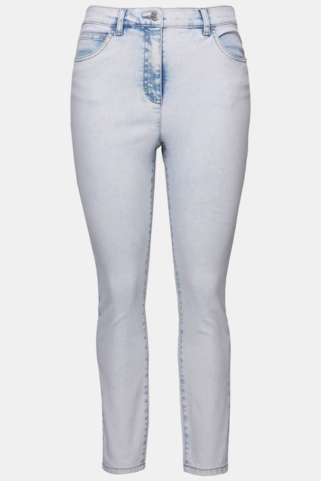 Skinny Jeans, bleached Denim, 5-Pocket