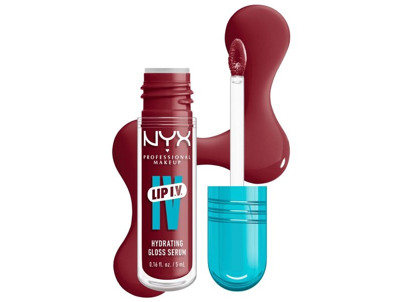 NYX Professional Makeup Lip Gloss IV Serum feuchtigkeitsspe Pflegender Lippenbalsam mit Vitaminen