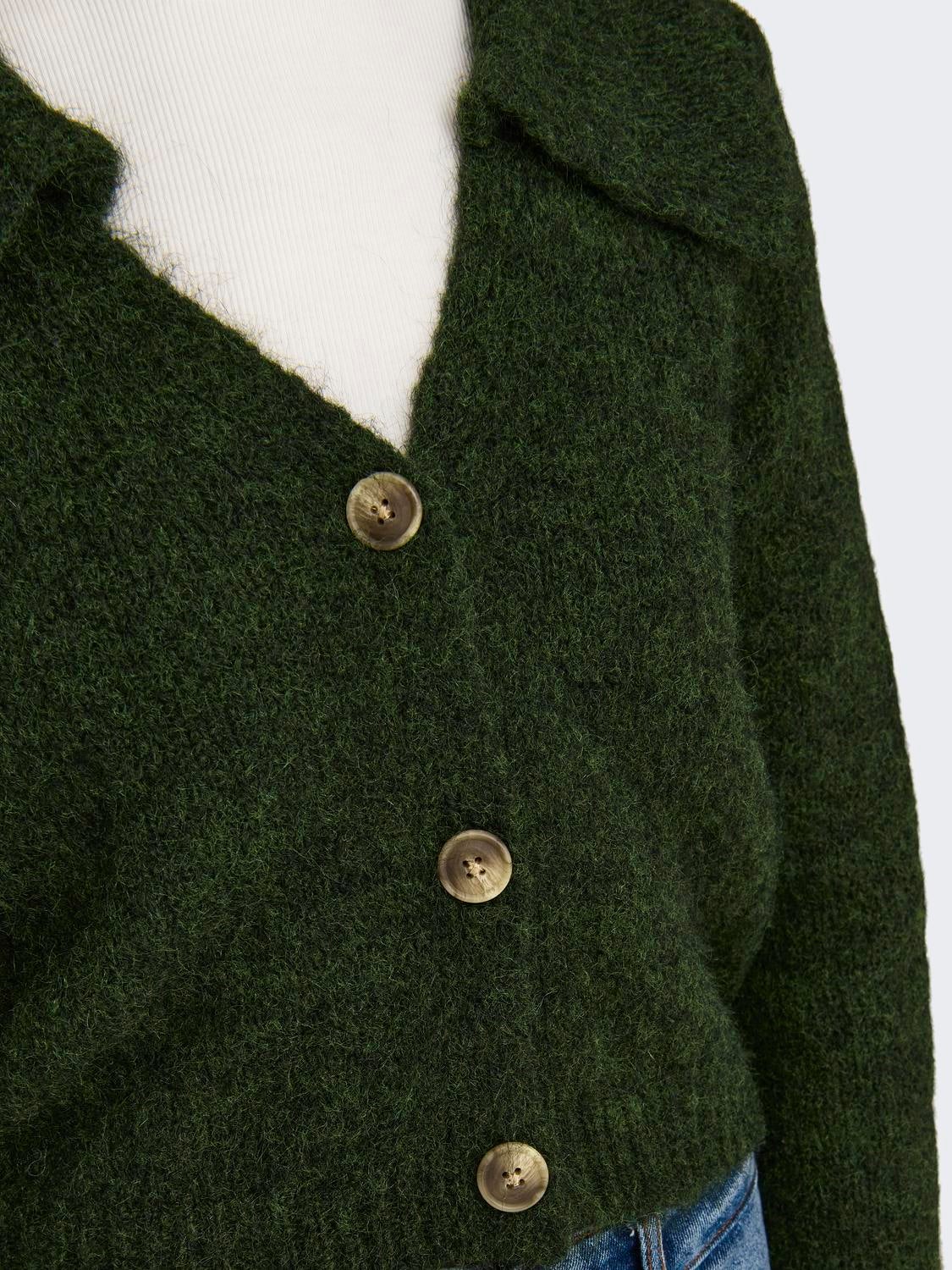 JDYZOEY Strickjacke Winter Moss
