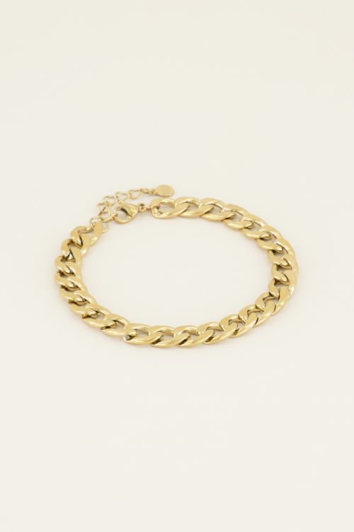 Armband platte schakels