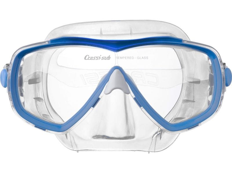 CRESSI Tauchmaske Estrella Clear/Blue Schwimmmaske