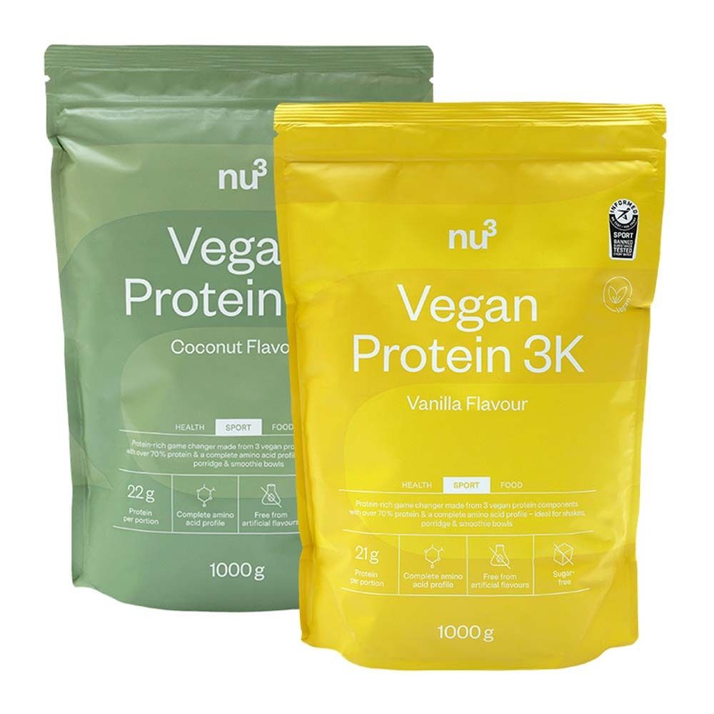 nu3 Vegan Protein 3K Probierpaket Vanille & Kokos