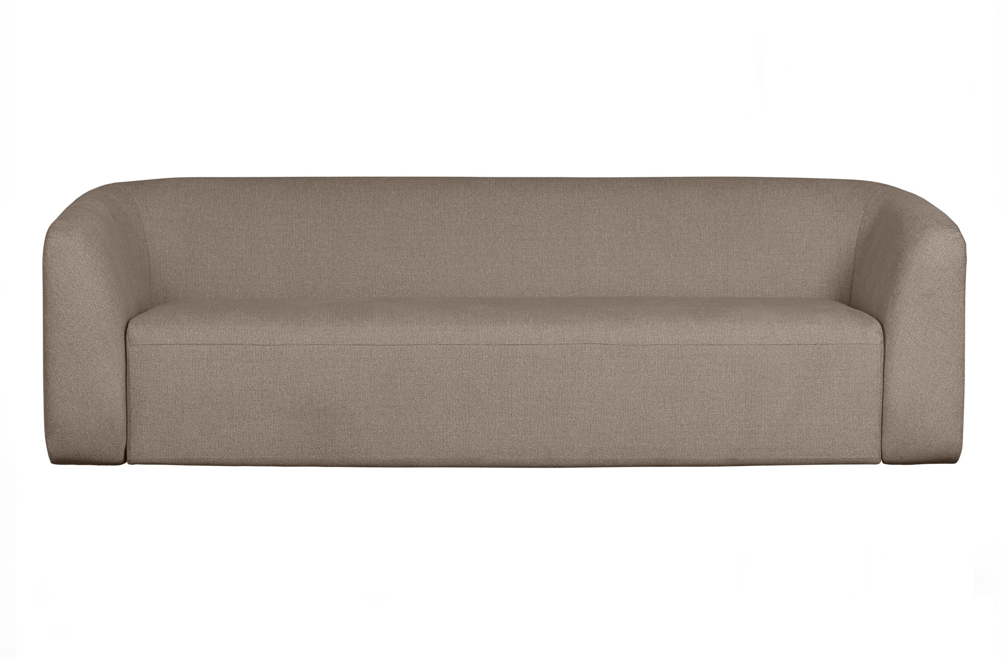 BePureHome 3-zitsbank Sloping Lichtbruin Melange