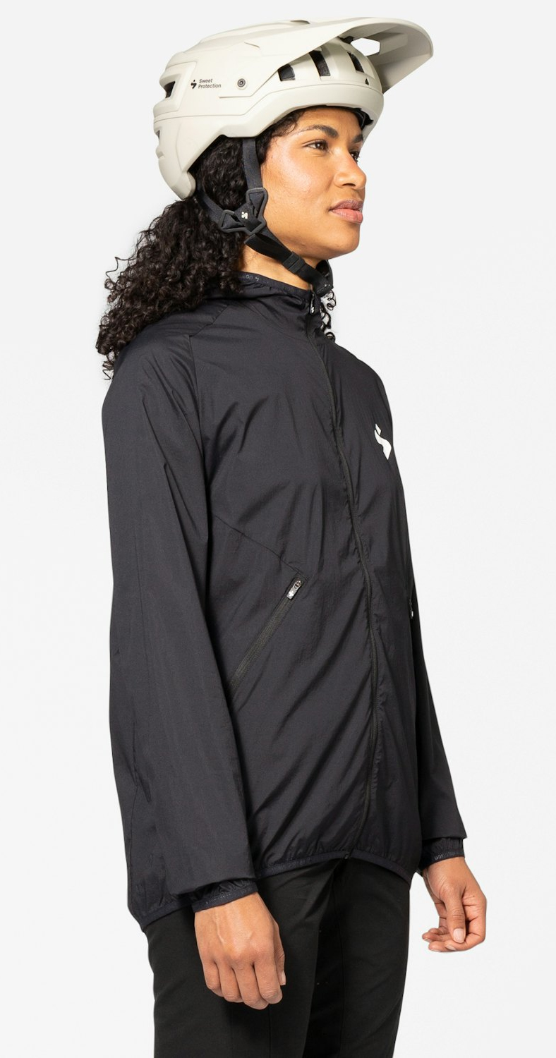 Hunter Hooded Wind Jacket Black