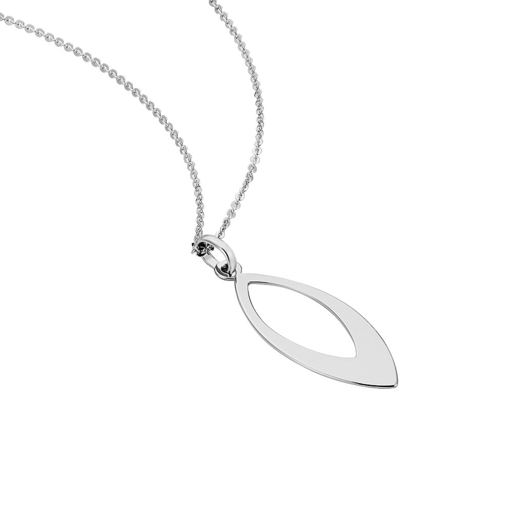 Collier Andrienne Argent Blanc