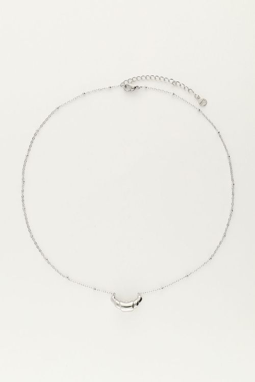 Ketting met croissant bedel