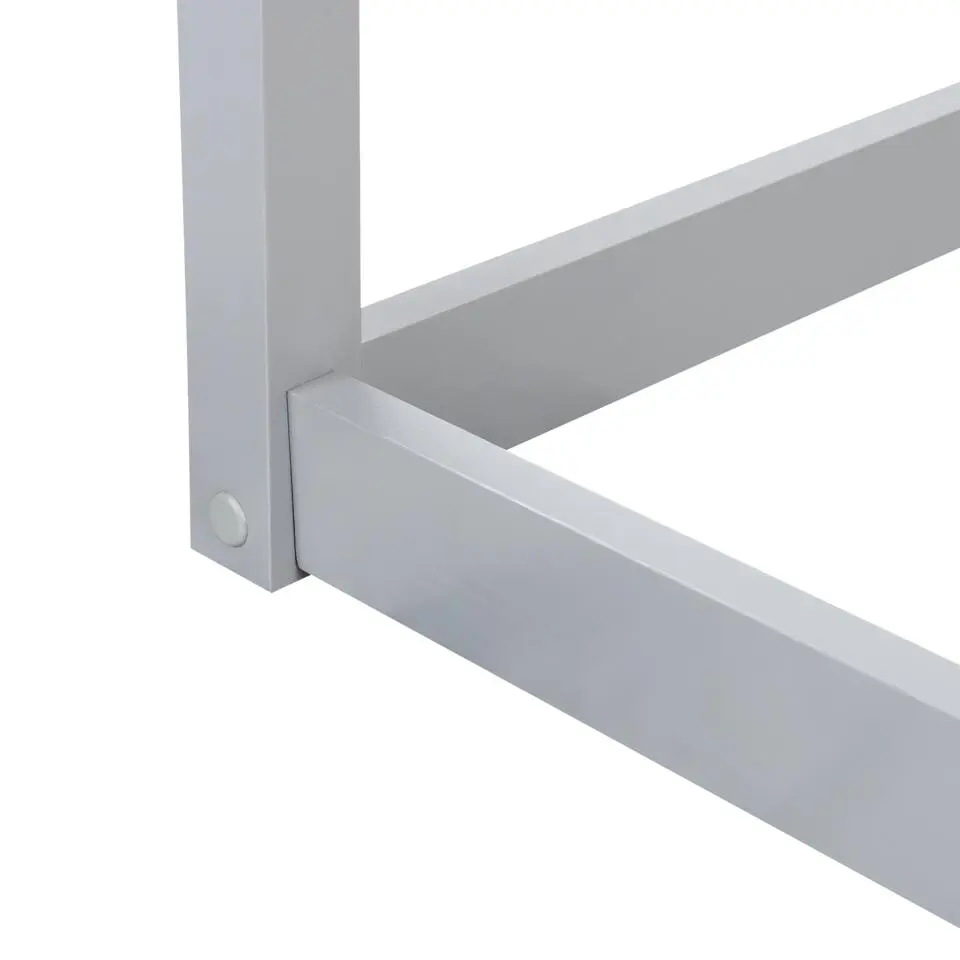 DIENNE - Kinderbed - Grijs - 90 x 200 cm - Dennenhout