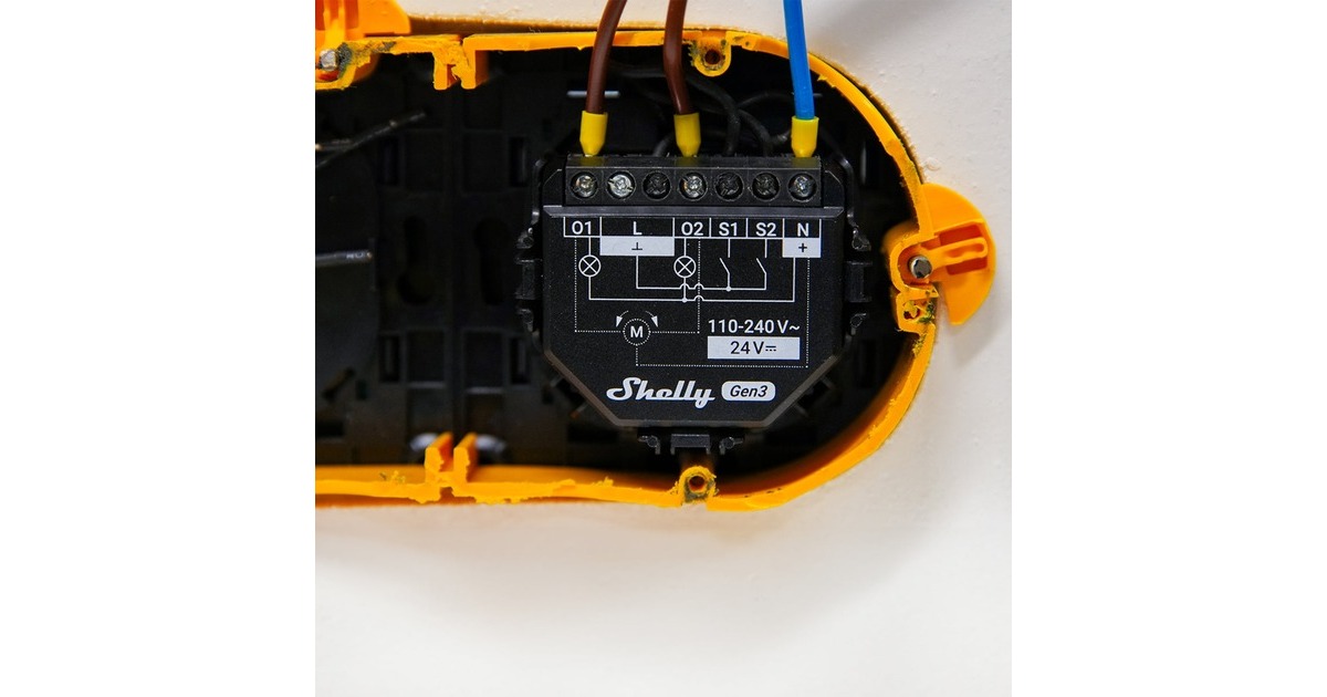 Shelly2PM Gen3 relais  (Zwart, Wifi, Bluetooth)