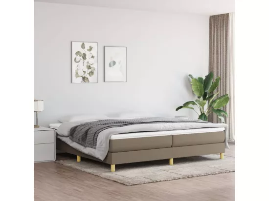 Sommier à lattes de lit Taupe 200x200 cm Tissu
