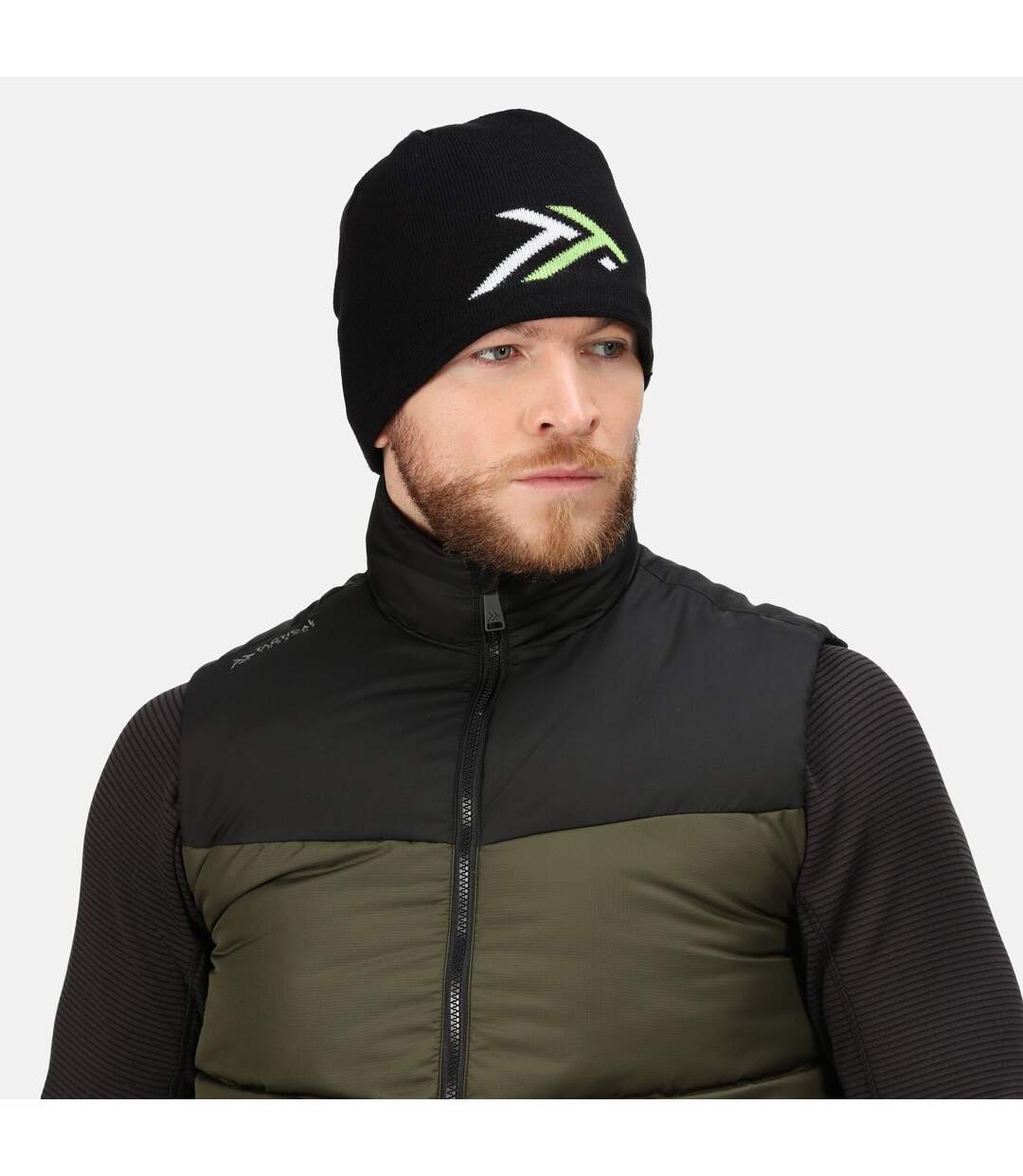 Regatta - Bonnet imperméable - Homme (Noir / Vert fluo) - UTRG6166
