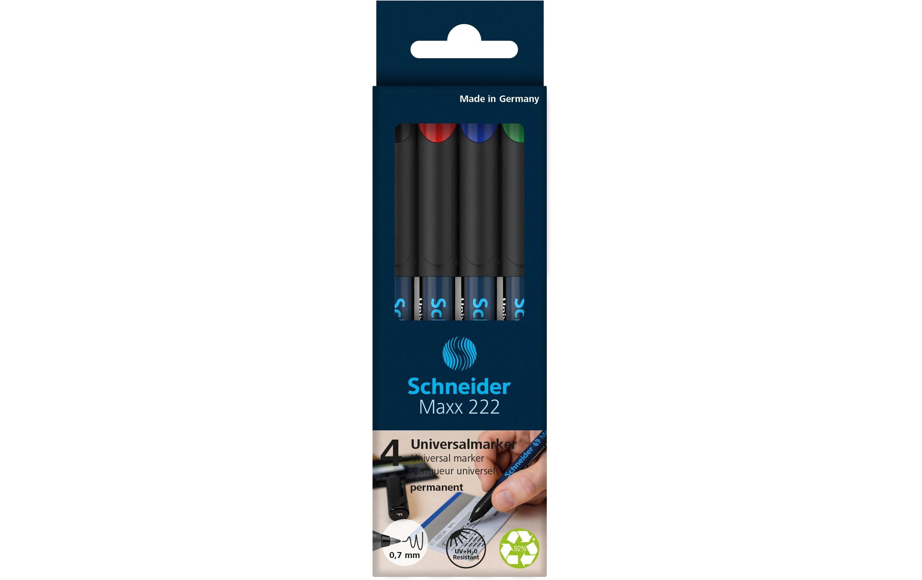 Permanent-Marker OHP Maxx Mehrfarbig, F, 4 StückPermanent-Marker in 4 Farben