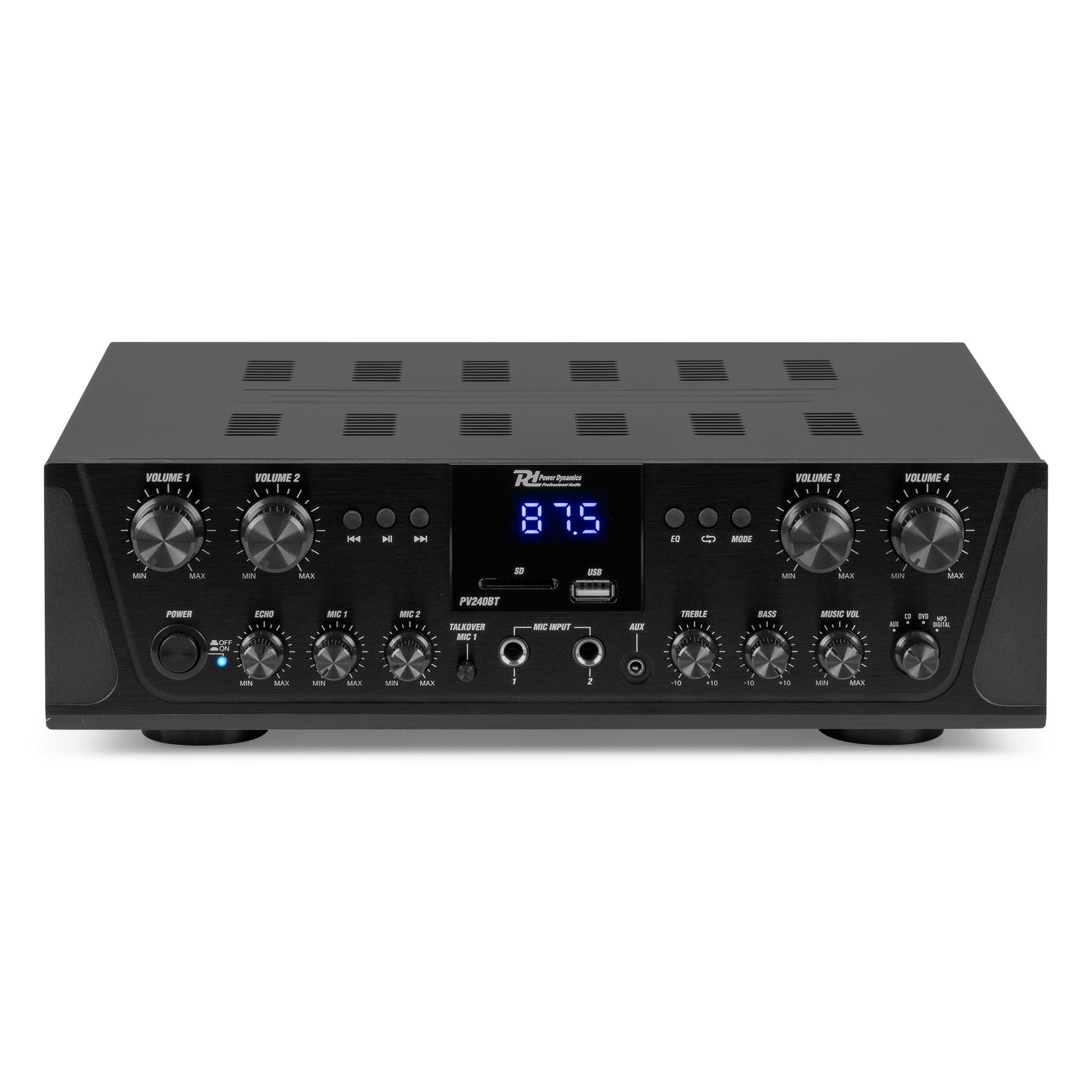 Power Dynamics PV240BT 4-zone versterker 400W