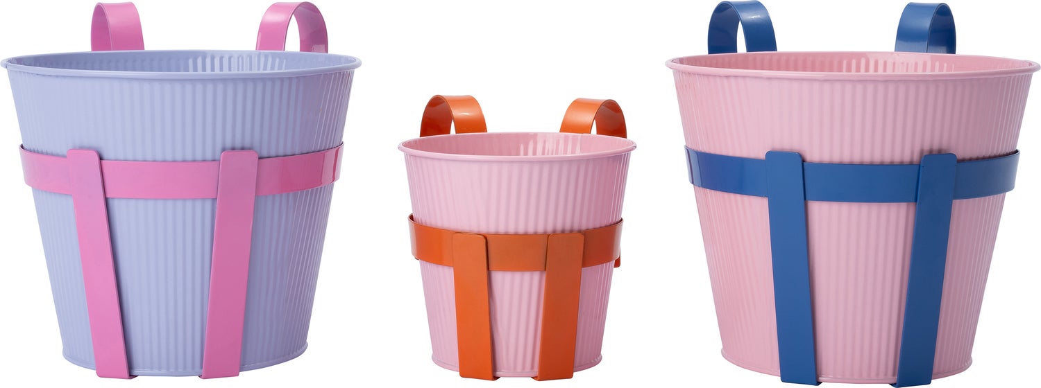 Intratuin hangpot Semi paars / roze 25 x 20 x 18 cm