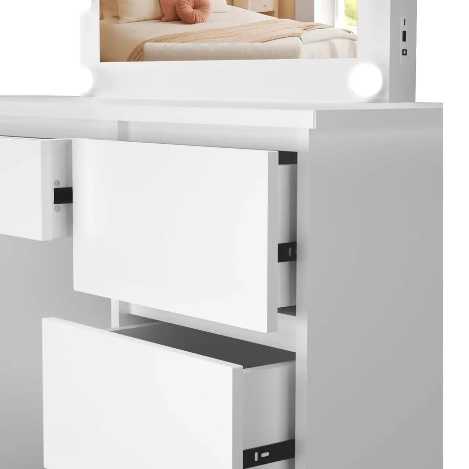 CLP Kaptafel Duffy Hout - wit