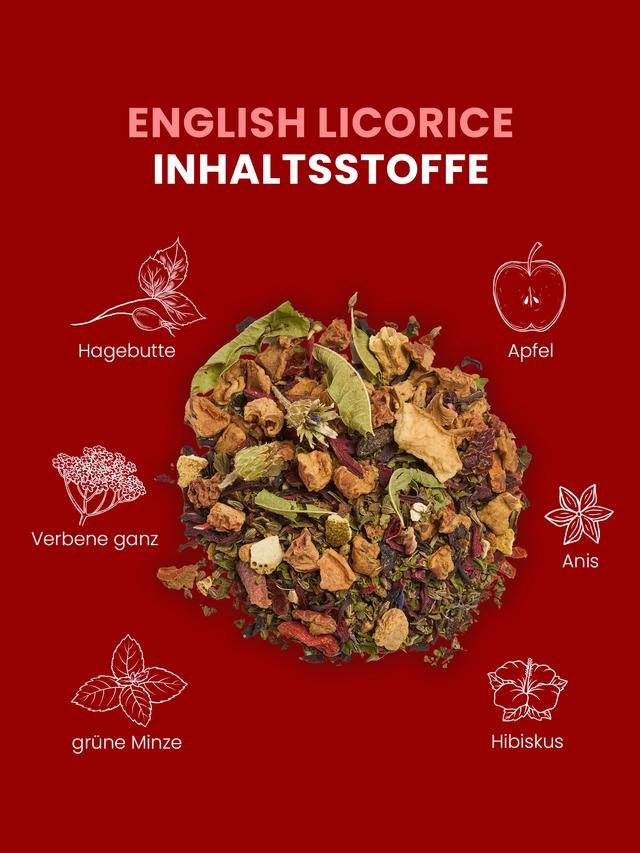 Früchtetee Minz-Lakritz, lose, 100 g