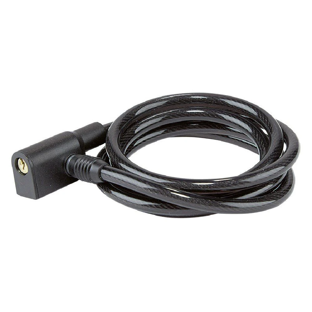 Câble antivol spirale avec 2 clés incluses