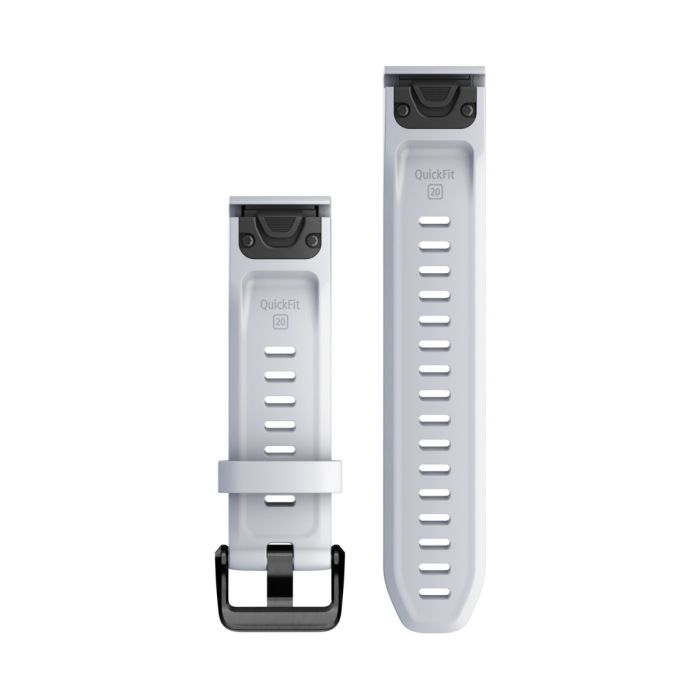 Garmin Unisex Tilbehør til ure/armbånd QuickFit® 20 Strap (Silicone) Hvid