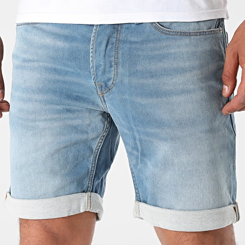 Short Jean Rick Icon 12166263 Bleu Denim