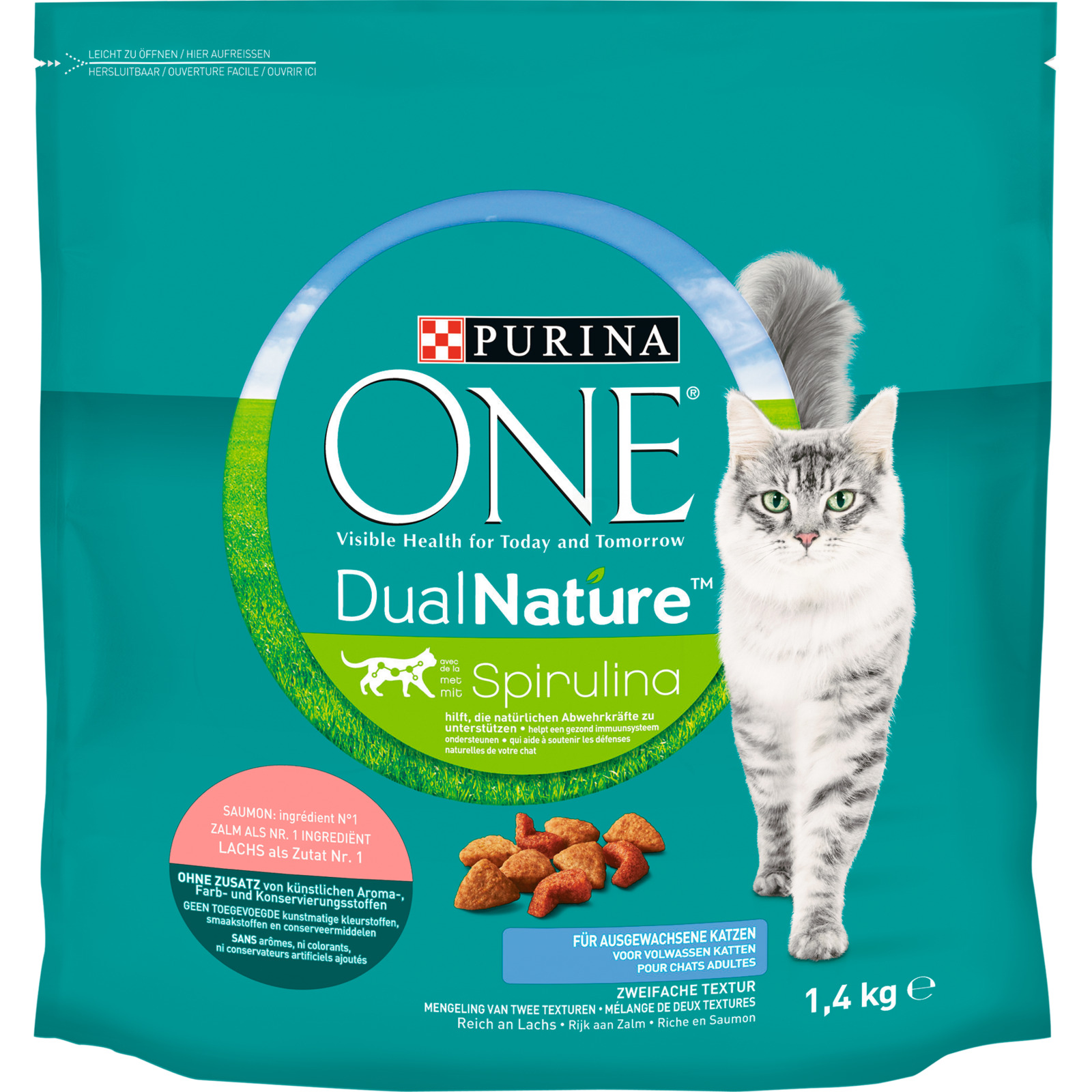 ONE DUAL NATURE Adult Salmon 1.4kgN1CH