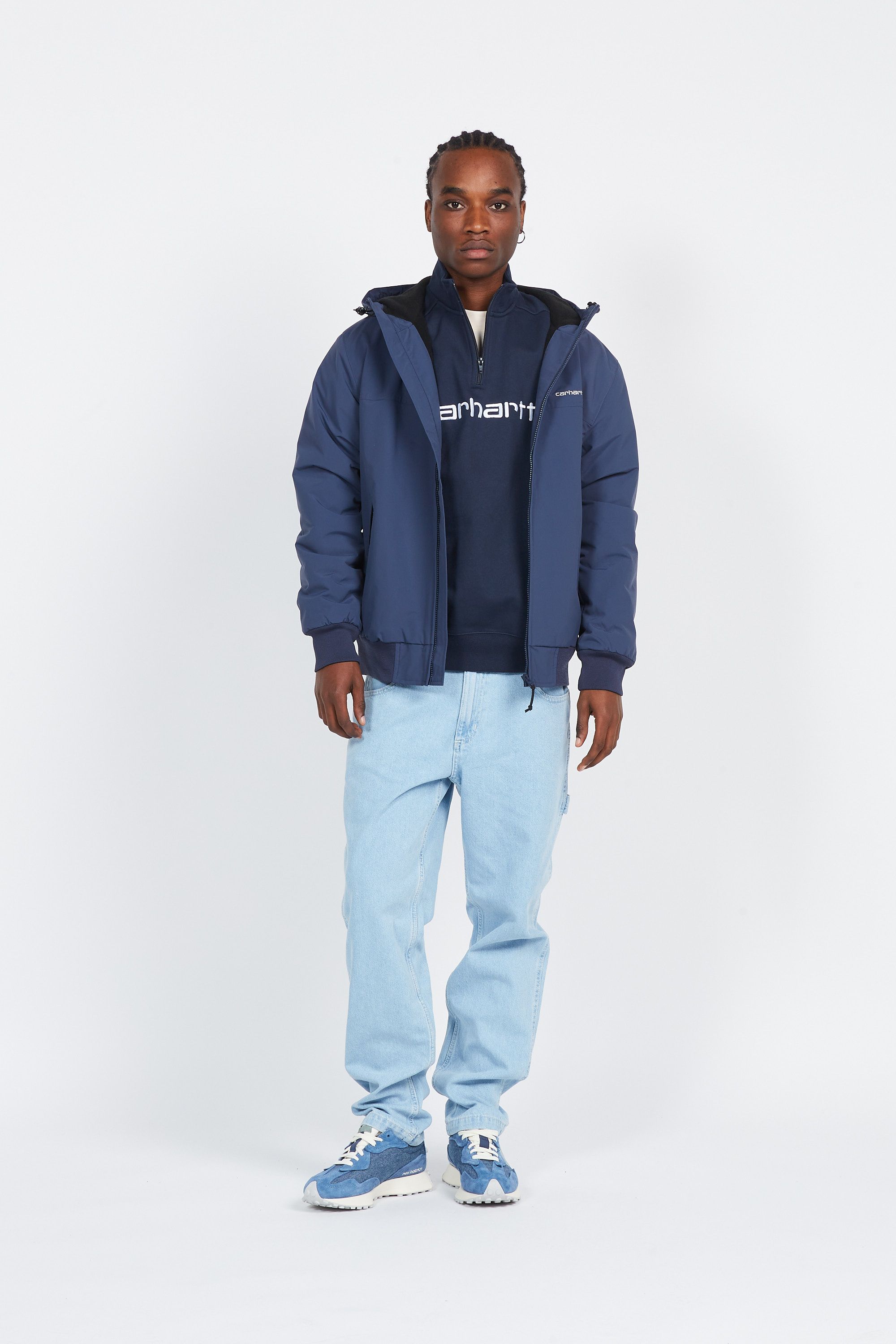 CARHARTT WIP Veste HOODED SAIL  Bleu