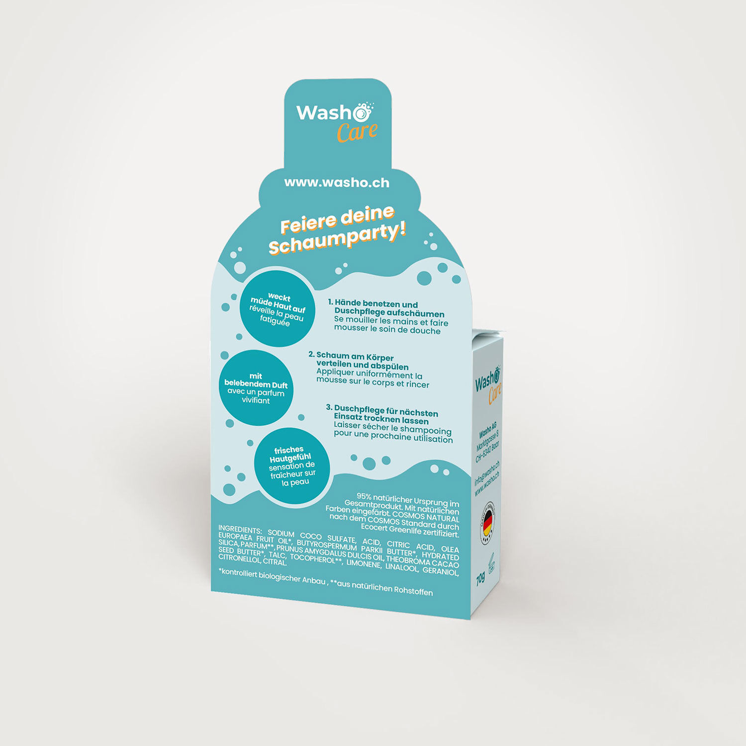 Washo Care Feste Duschpflege, Frischedusche