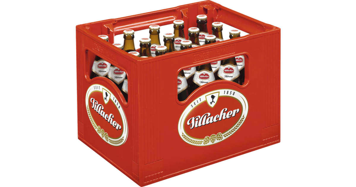 Villacher Märzen Kiste 20x 0,5 Liter Mehrweg-Flasche (Mehrweg)