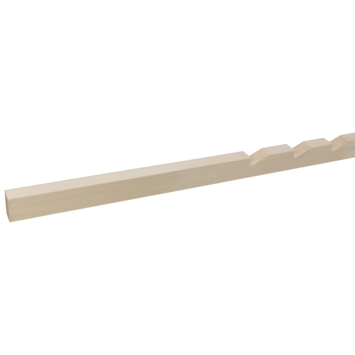 Keeplat vuren 18x29 mm, lengte 210 cm