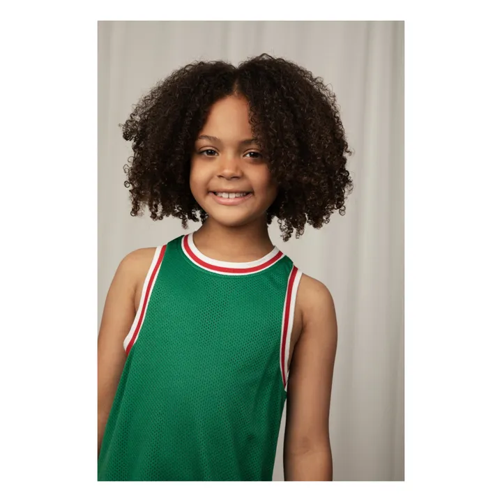 Mini Rodini Robe Basket Matière Recyclée | Vert
