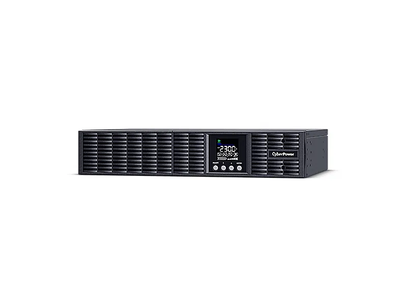 CyberPower Smart App Online S OLS2000ERT2Ua - UPS (stativ-monterbar / ekstern) - AC 230 V - 1800 Watt - 2000 VA - 1-faset - 9 At - RS-232, USB - output-stikforbindelser: 8 - 2U - sort