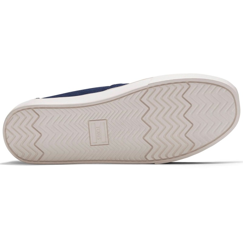 Alpargata Cupsole Bleu Marine en Toile Toms - The Corner Shop