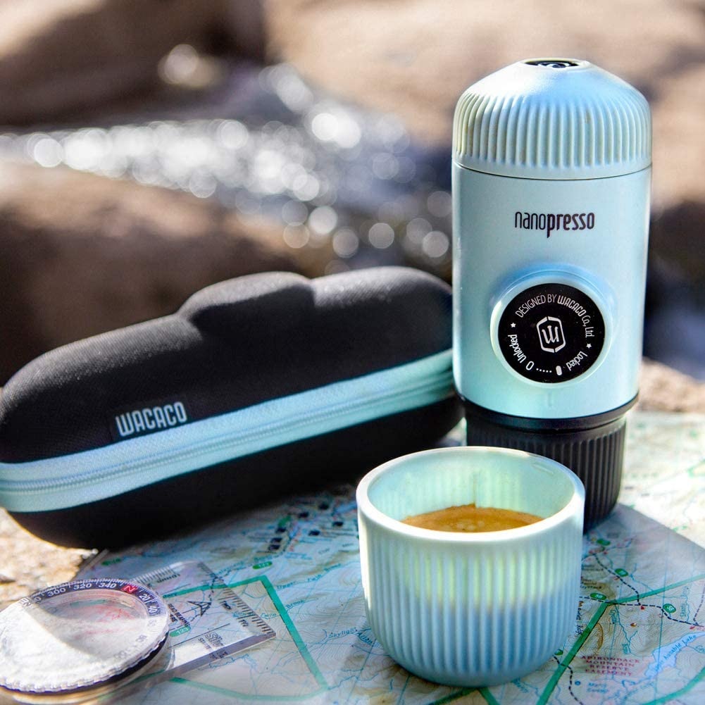 Wacaco Nanopresso draagbare espressomachine met hoes - Blue