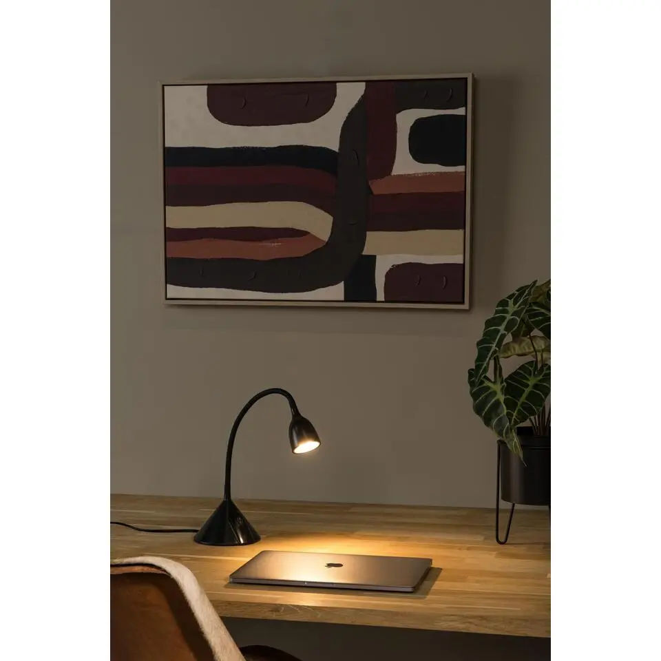 Lucide MILO Bureaulamp - Zwart