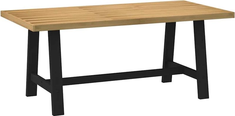 vidaXL - NOAIN - Eettafel - Massief Hout - A-vormige Poten - 180x90x75 cm