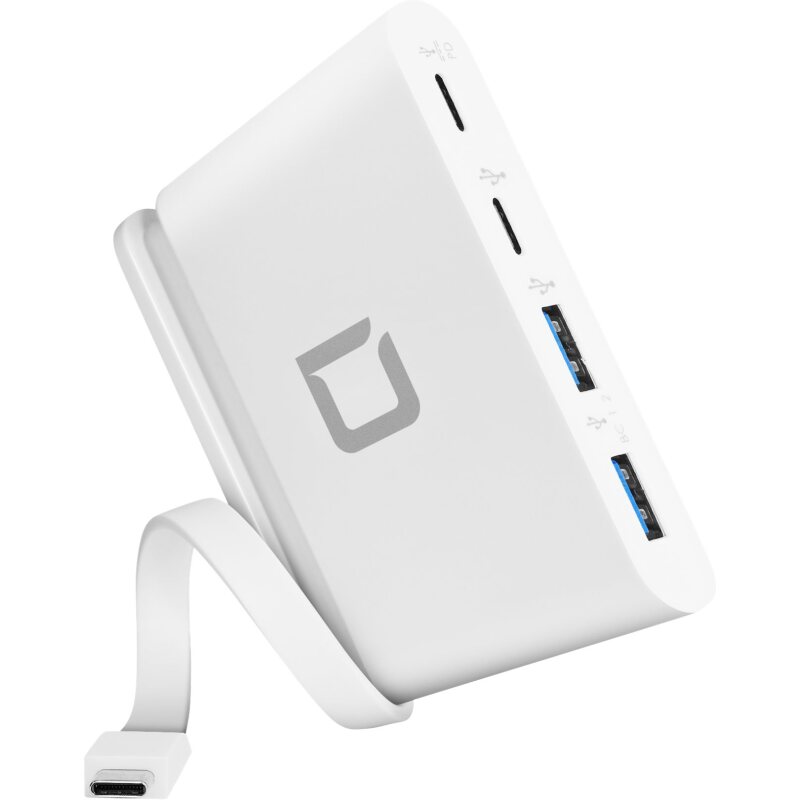 DICOTA D31731 hub & concentrateur 5000 Mbit/s Blanc