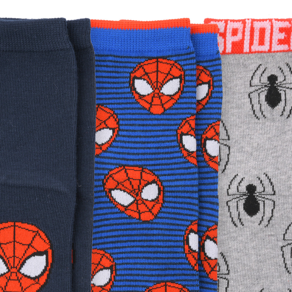 Topolino 3 Paar MARVEL Socken blau / grau / rot