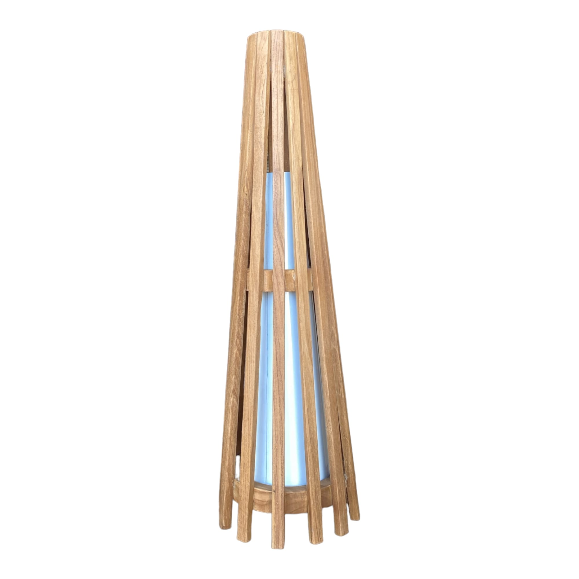 Interieurdirekt – Vloerlamp Anto – Teakhout – 60cm – Naturel