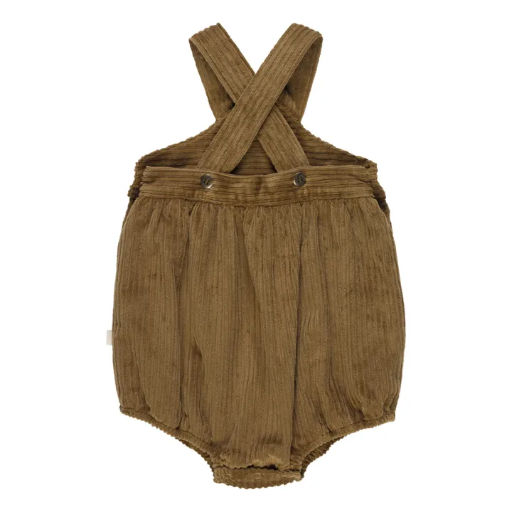 Lilinoa Barboteuse Velours Léonard | Camel