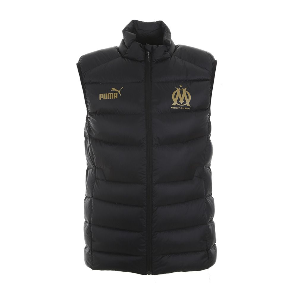 Puma OM CAS DOWN - Doudoune Homme puma black/gold