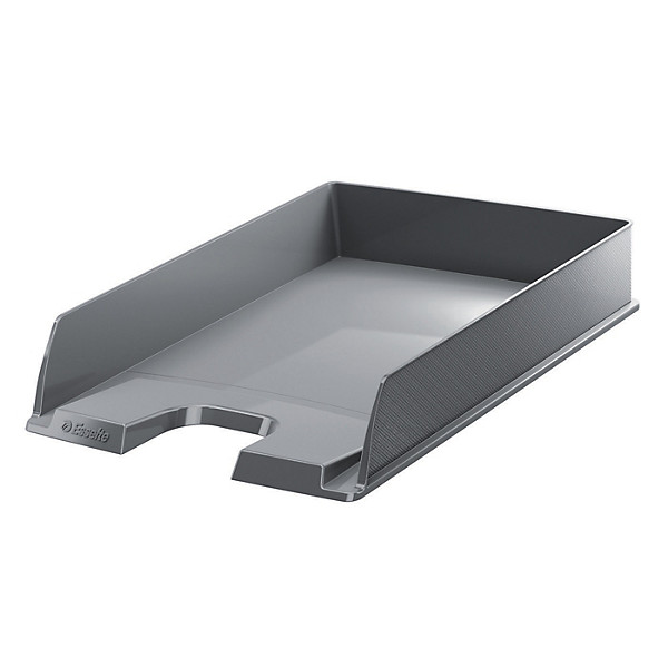 10 bacs à courriers Europost gamme opaque coloris gris
