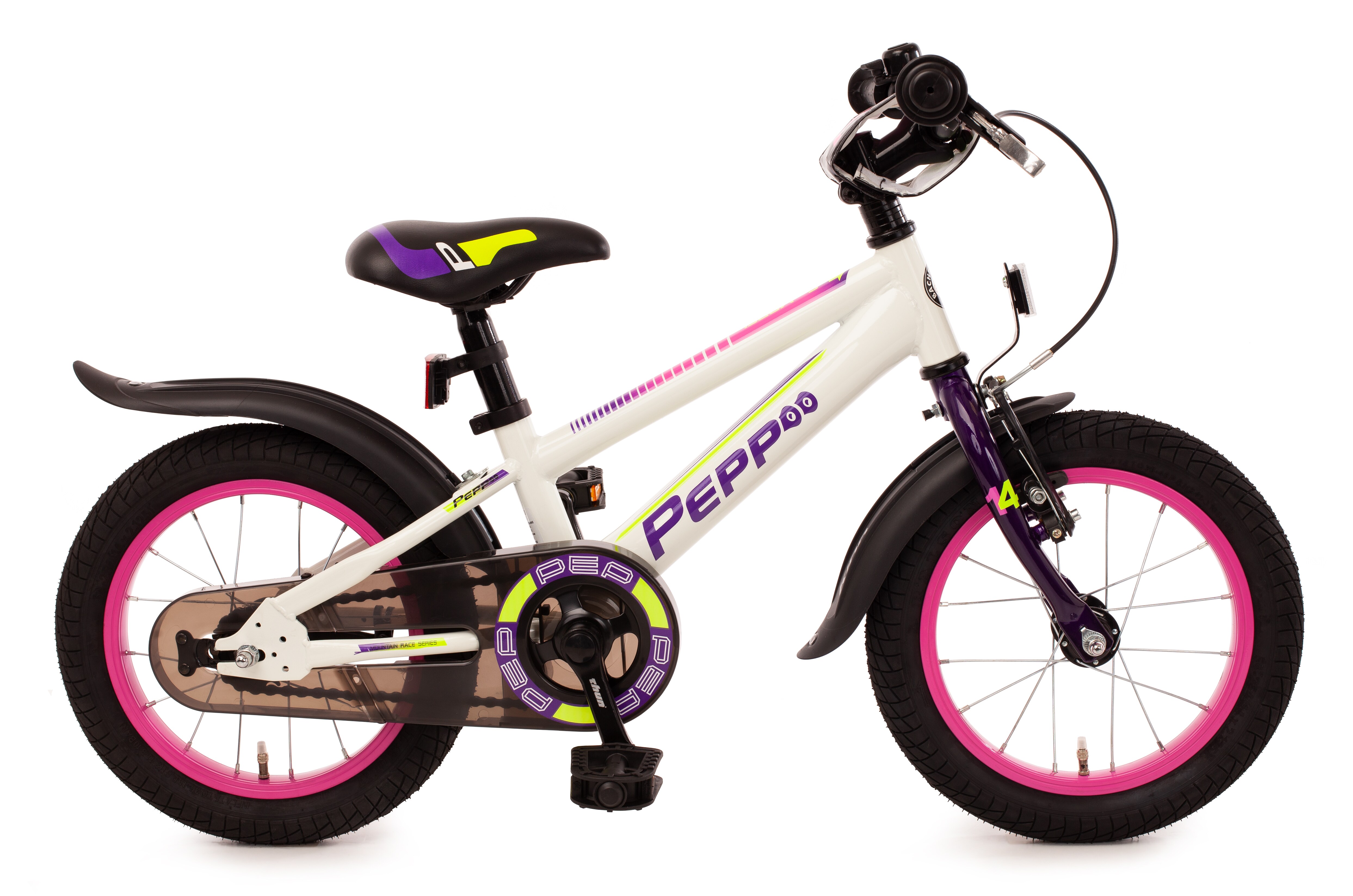 Bachtenkirch Kinderfahrrad PEPP -14''- weiß/violet
