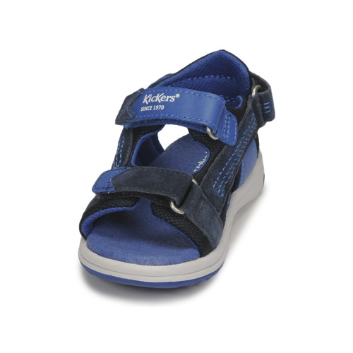 Kickers - PLANE - Bleu / Gris