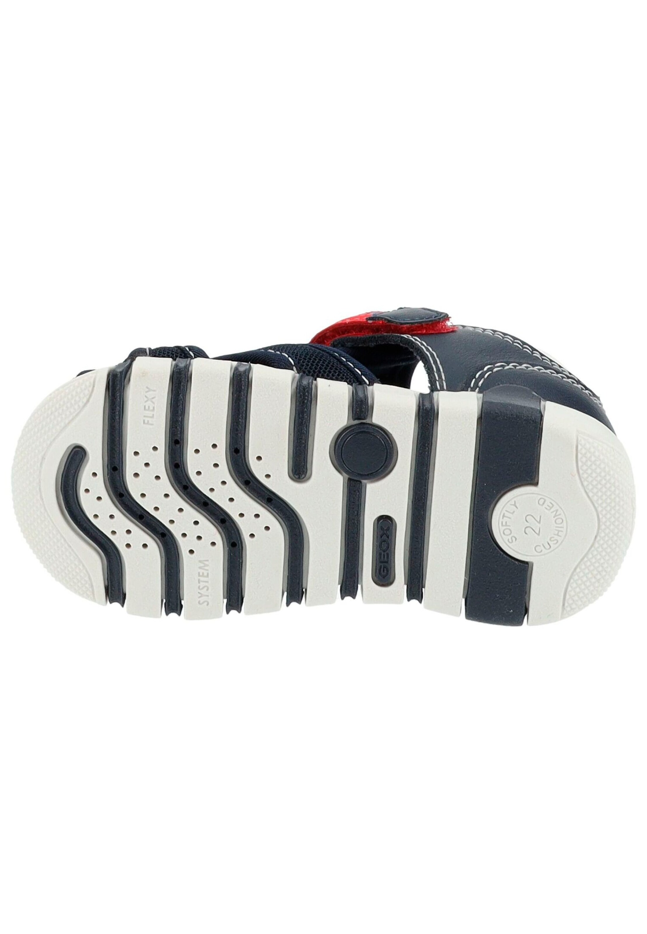 GEOX Halbschuhe Navy/Rot