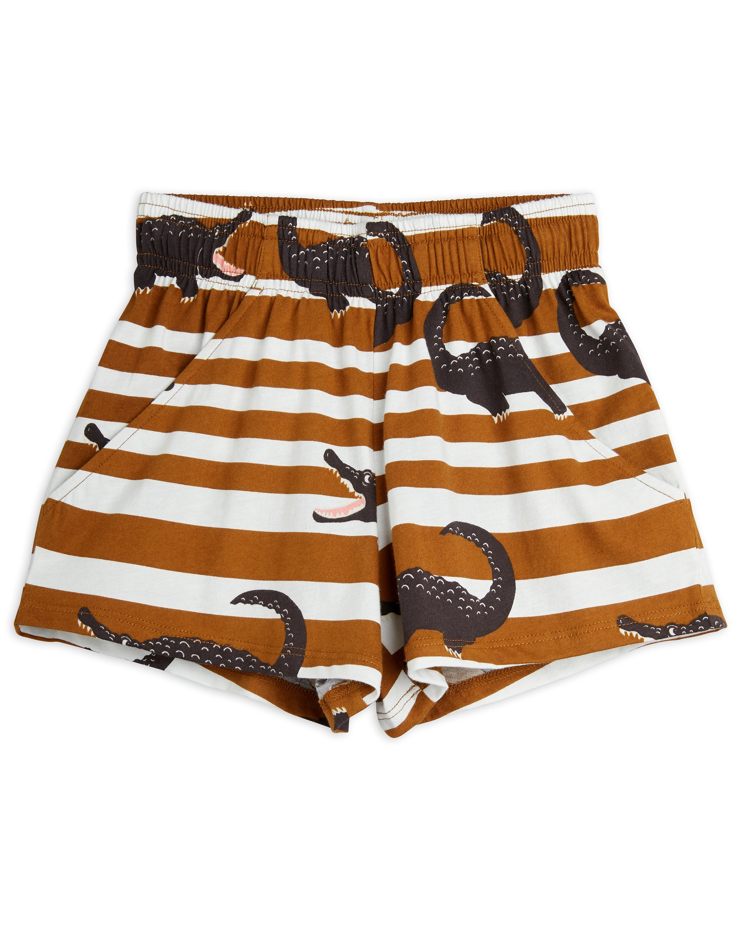 Shorts CROCODILE in brown