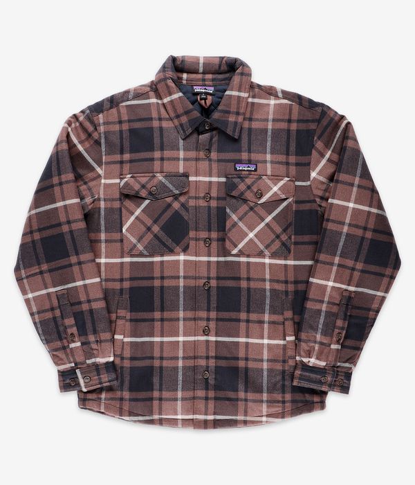 Patagonia LW Insulated Fjord Flannel Jacke (outdoor molasses brown)