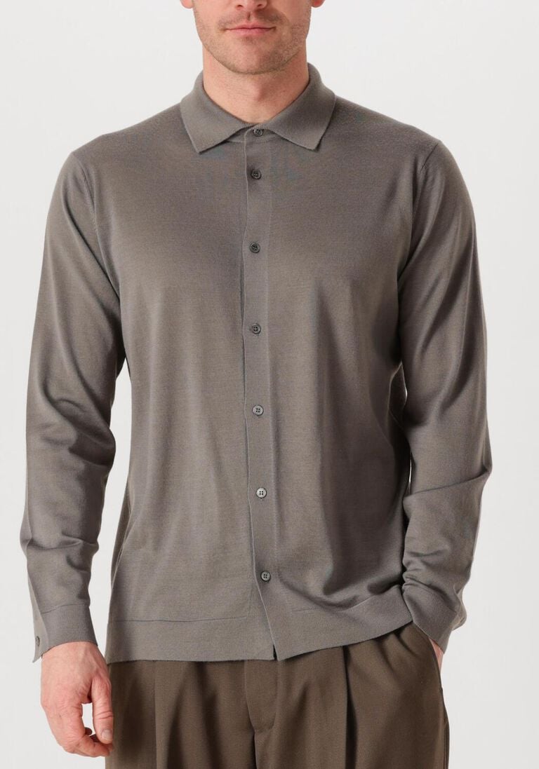 beige filippo de laurentiis overshirt camicia bott ml r merino