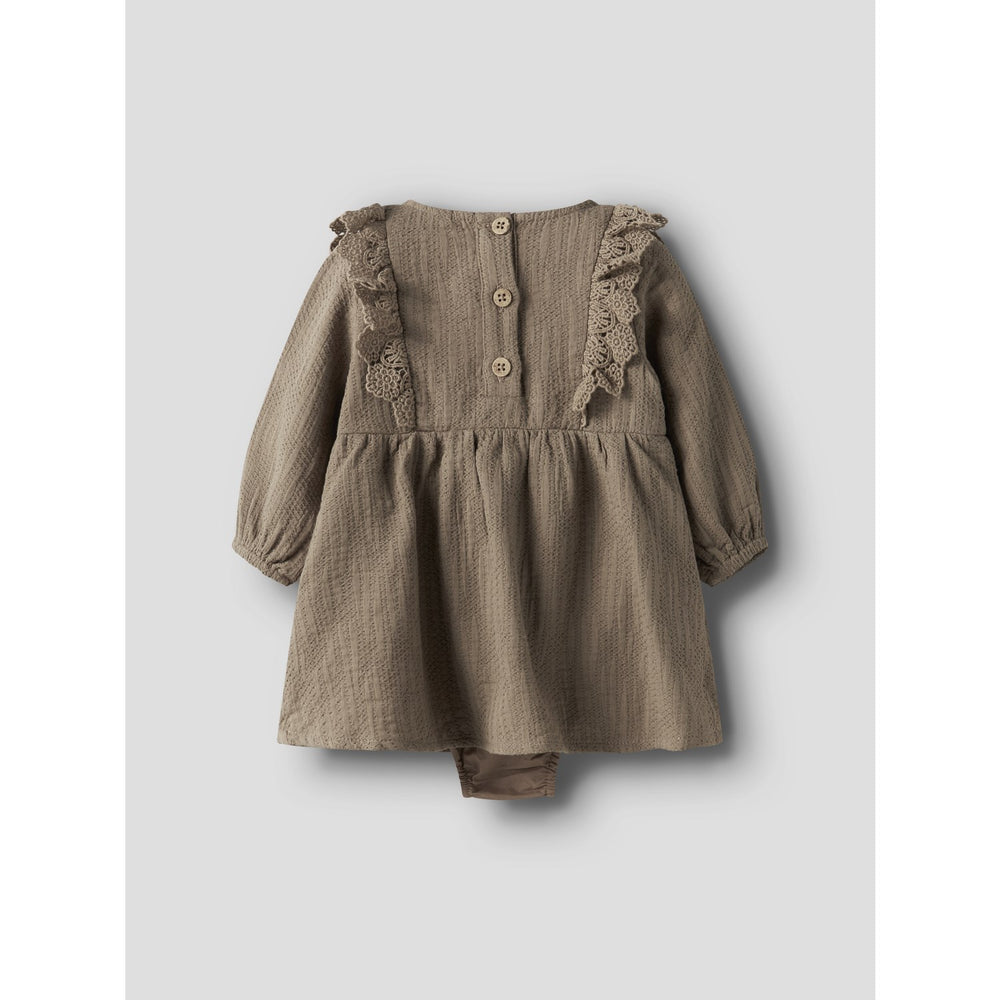Køb Lil'Atelier Sepia Tint Nbfrosita Liu Ls Body Kjole Lil