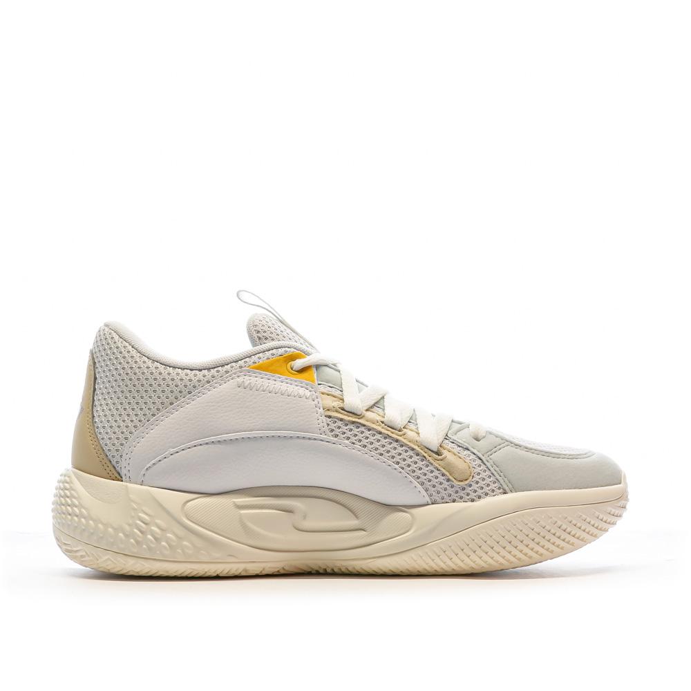 Puma Chaussures de Basket Homme Blanc Puma Court Rider