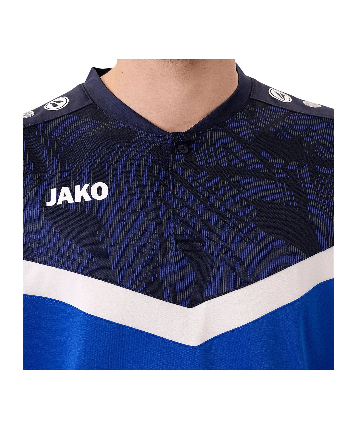 JAKO Iconic poloshirt blue F403